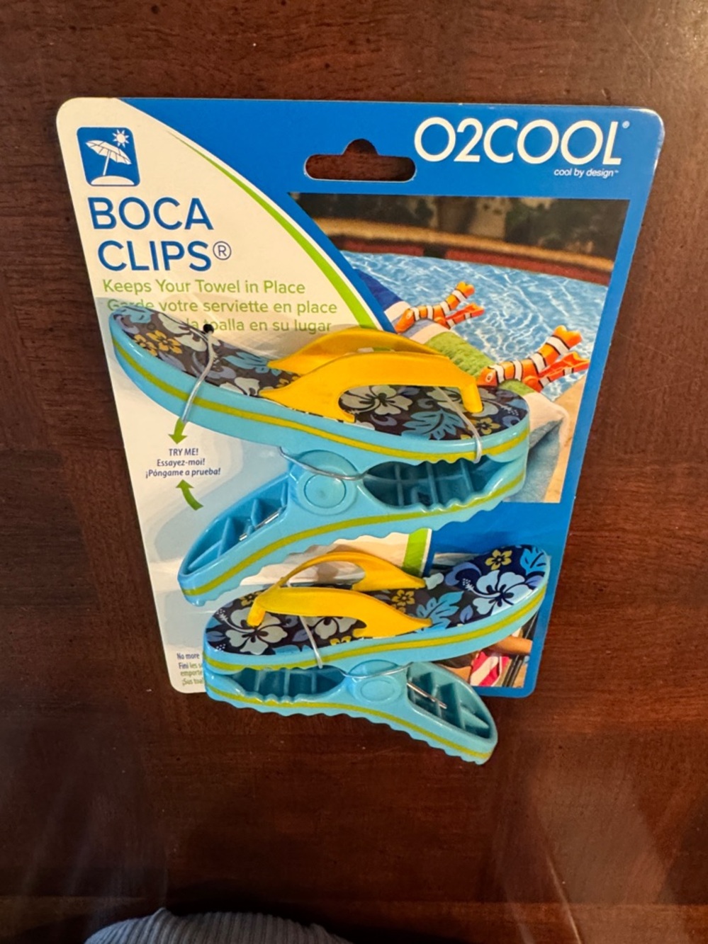 Sandal Flip flop shoe design Beach Poolside Camping Boating Towel Clips